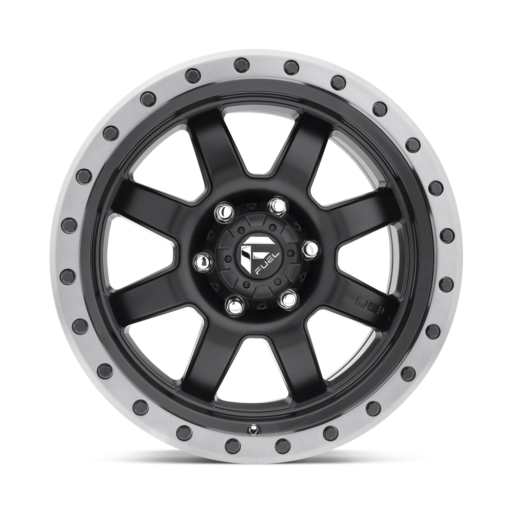 FUEL l TROPHY Model D551 MATTE BLACK GUN METAL RING