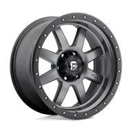 FUEL l TROPHY Model D552 MATTE GUNMETAL BLACK BEAD RING