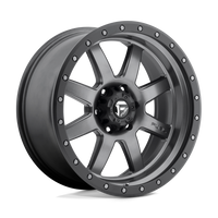 FUEL l TROPHY Model D552 MATTE GUNMETAL BLACK BEAD RING