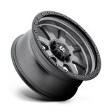 FUEL l TROPHY Model D552 MATTE GUNMETAL BLACK BEAD RING