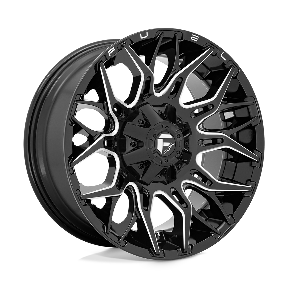 FUEL l TWITCH Model D769 GLOSSY BLACK MILLED