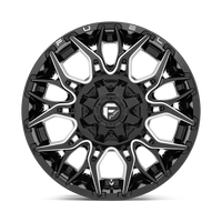 FUEL l TWITCH Model D769 GLOSSY BLACK MILLED