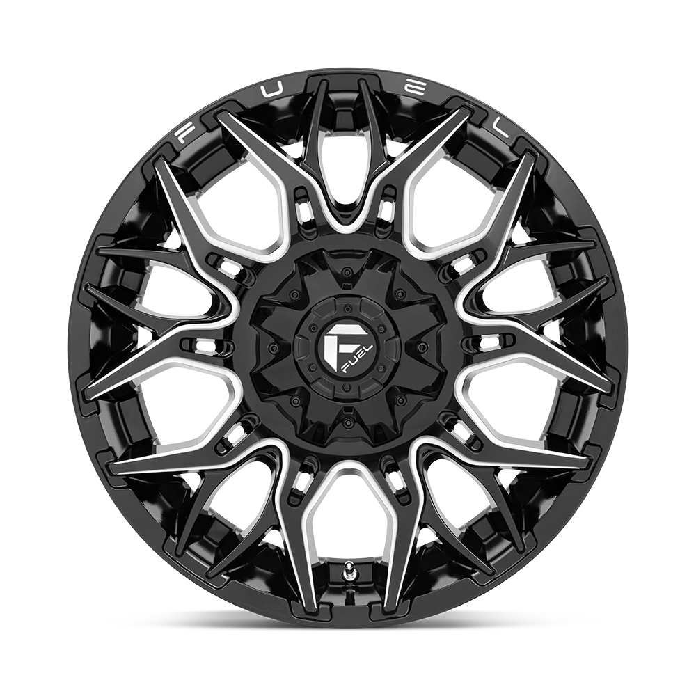 FUEL l TWITCH Model D769 GLOSSY BLACK MILLED