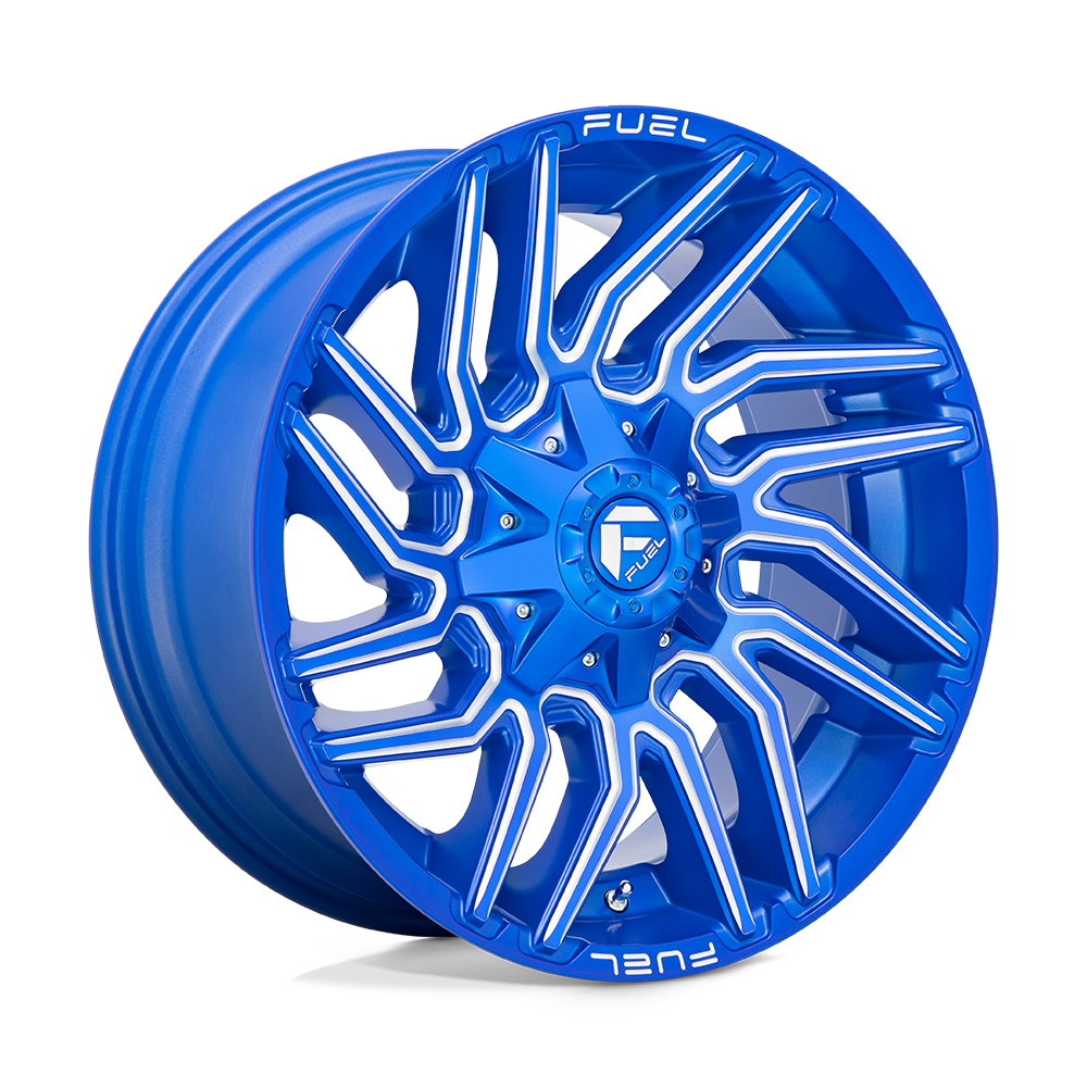 FUEL l TYPHOON Model D774 ANODIZED BLUE MILLED