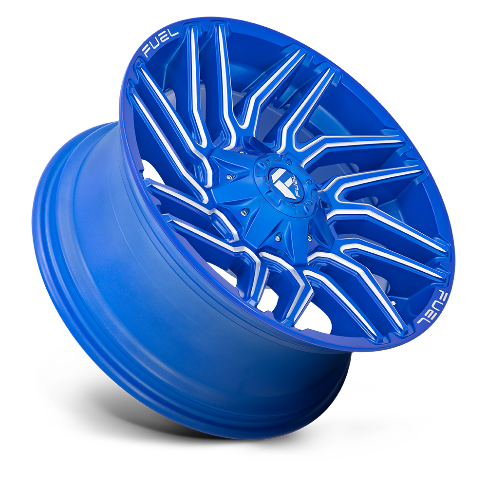 FUEL l TYPHOON Model D774 ANODIZED BLUE MILLED