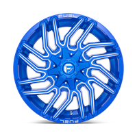 FUEL l TYPHOON Model D774 ANODIZED BLUE MILLED