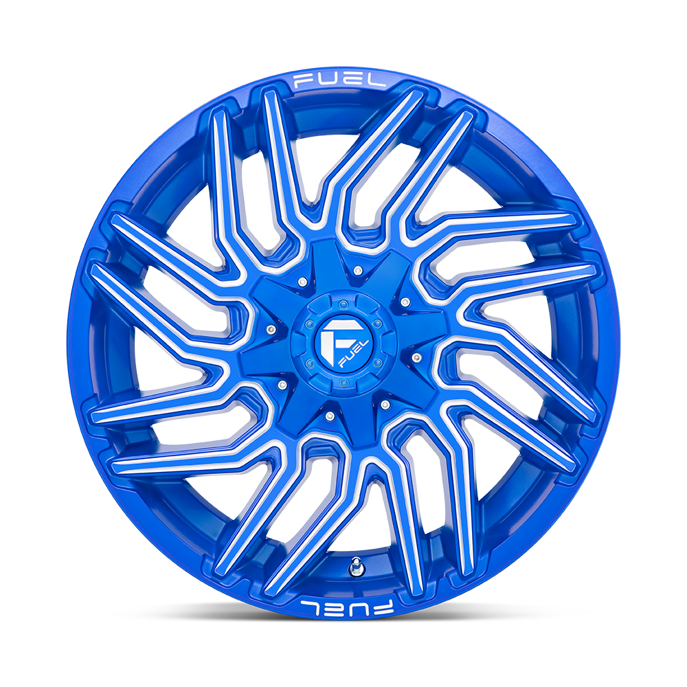 FUEL l TYPHOON Model D774 ANODIZED BLUE MILLED