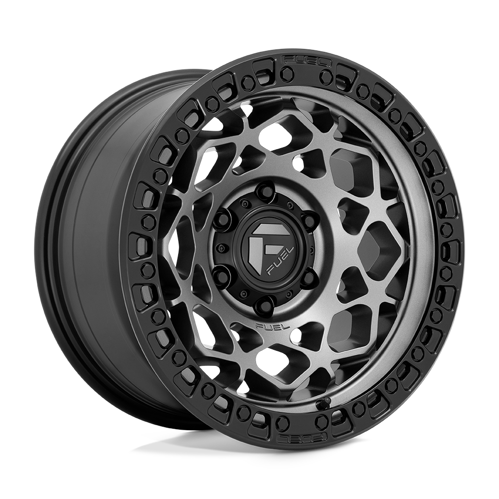 FUEL l UNIT Model D784 GUNMETAL W/ MATTE BLACK RING
