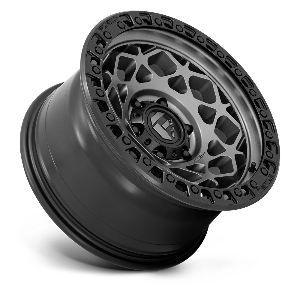 FUEL l UNIT Model D784 GUNMETAL W/ MATTE BLACK RING