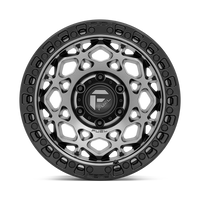 FUEL l UNIT Model D784 GUNMETAL W/ MATTE BLACK RING