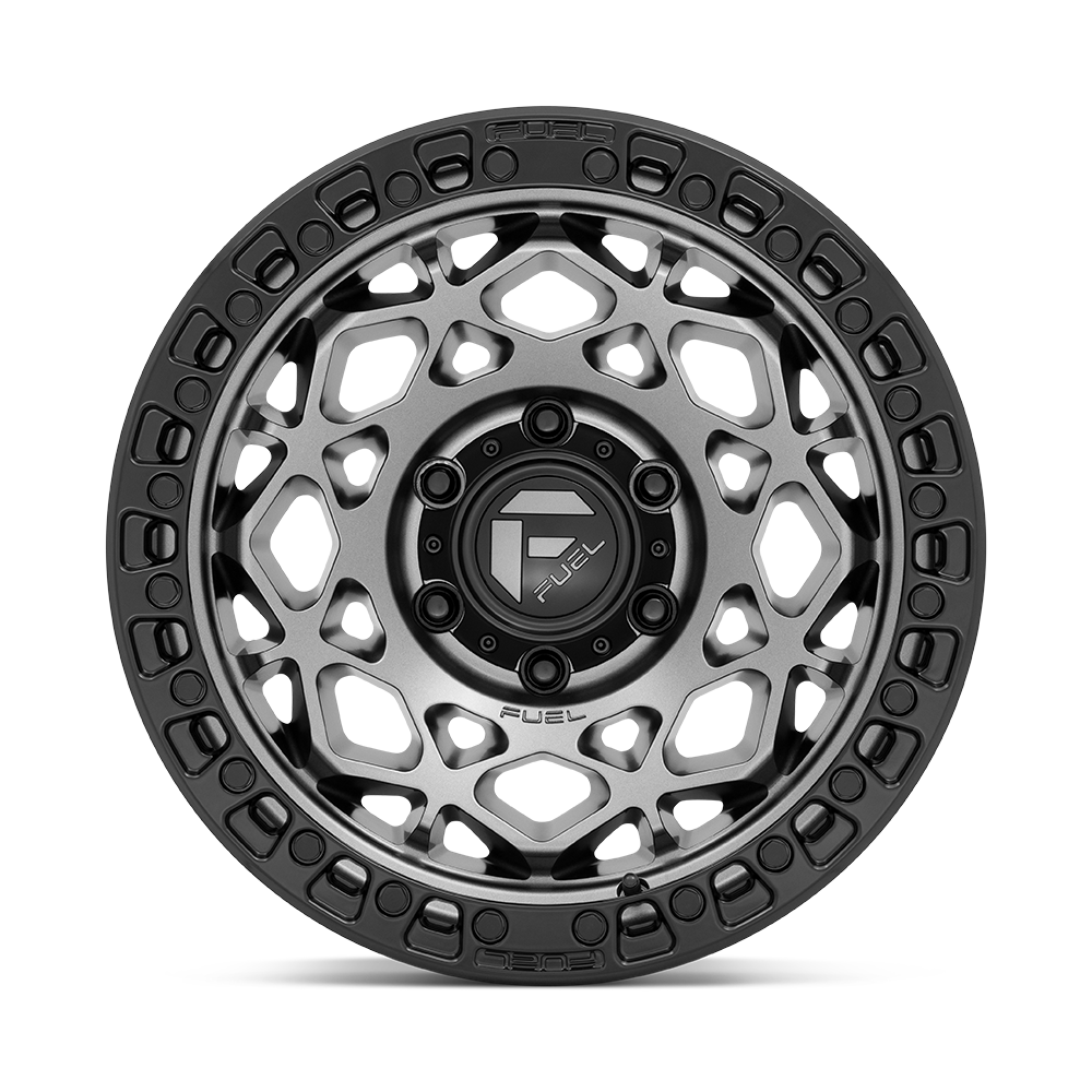 FUEL l UNIT Model D784 GUNMETAL W/ MATTE BLACK RING