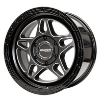 Sniper Wheels l Millrad Matt Gun Metallic / Gloss Black lip