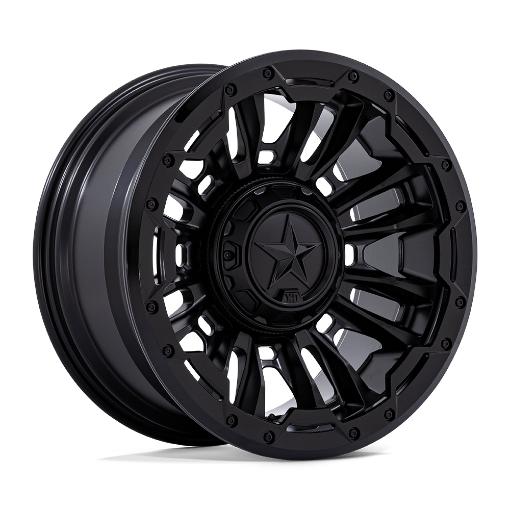 XD WHEELS l BOMBER MATTE BLACK W / G-BLACK RING