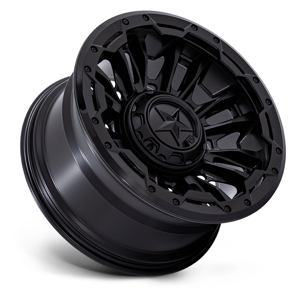 XD WHEELS l BOMBER MATTE BLACK W / G-BLACK RING
