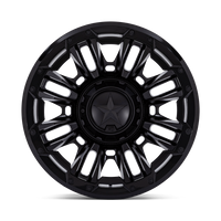 XD WHEELS l BOMBER MATTE BLACK W / G-BLACK RING