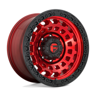 FUEL l ZEPHYR Model D632 CANDY RED BLACK BEAD RING