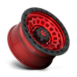 FUEL l ZEPHYR Model D632 CANDY RED BLACK BEAD RING